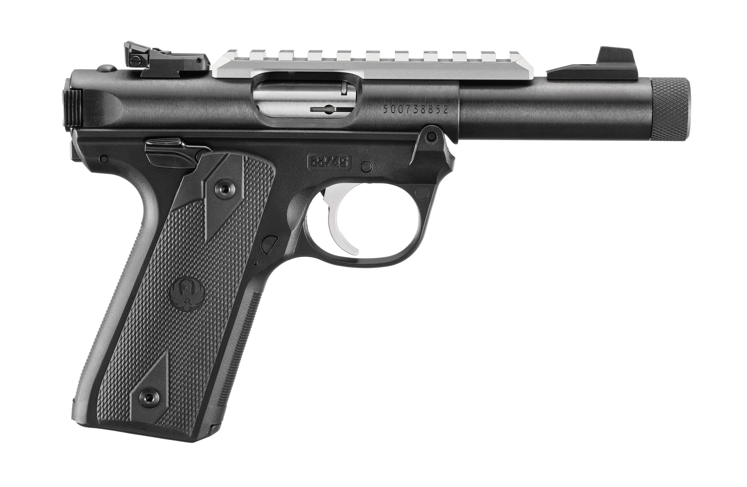 Ruger Mark IV 22/45 MKIV 22/45 BLK 22LR 4.4" TB