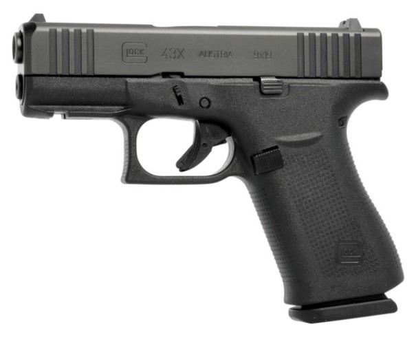 GLOCK G43X G43X 9MM BLK 3.39" 10+1 FS FR